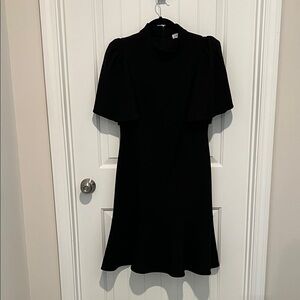 Calvin Klein Black Bell Sleeve Dress
